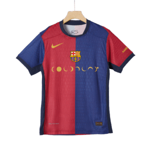 Barcelona Home Authentic Soccer Jersey 2024/25 - COLDPLAY