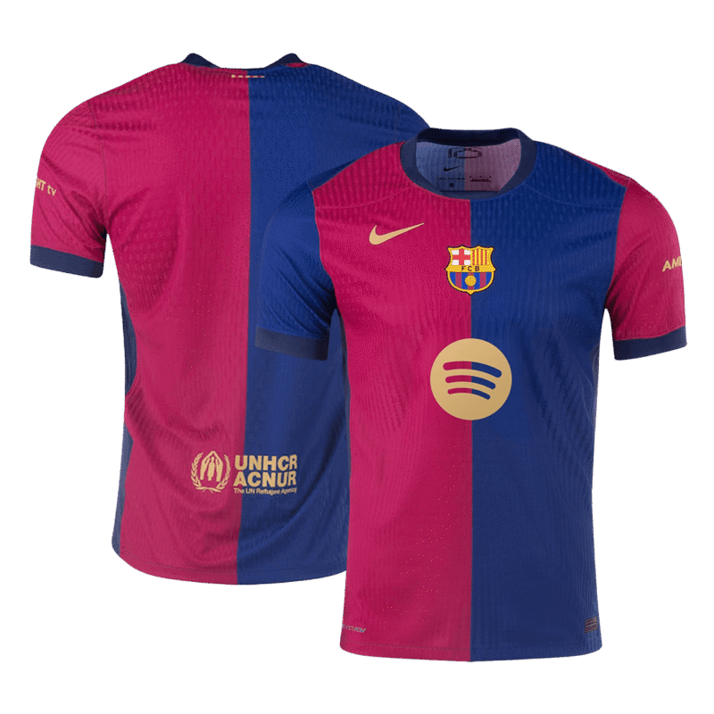 COLDPLAY #10 Barcelona Home Authentic Soccer Jersey 2024/25