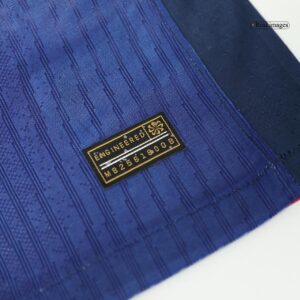 F.DE JONG #21 Barcelona Home Authentic Soccer Jersey 2024/25 - Spotify Logo Without Text