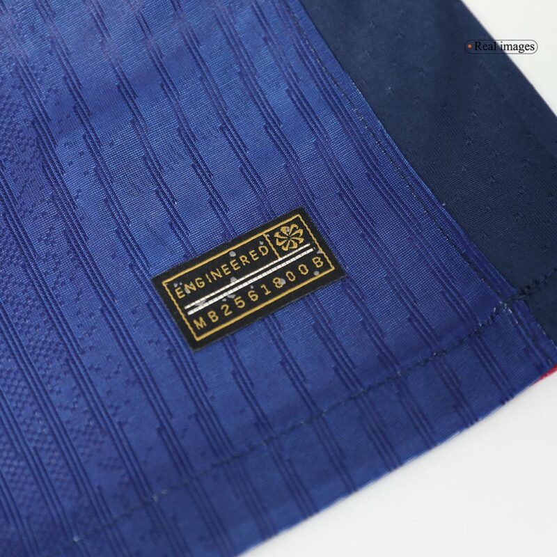 F.DE JONG #21 Barcelona Home Authentic Soccer Jersey 2024/25 - Spotify Logo Without Text