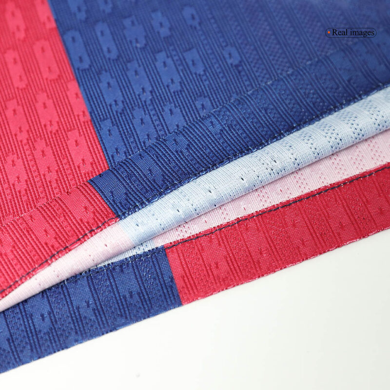 GAVI #6 Barcelona Home Authentic Soccer Jersey 2024/25 - Spotify Logo Without Text