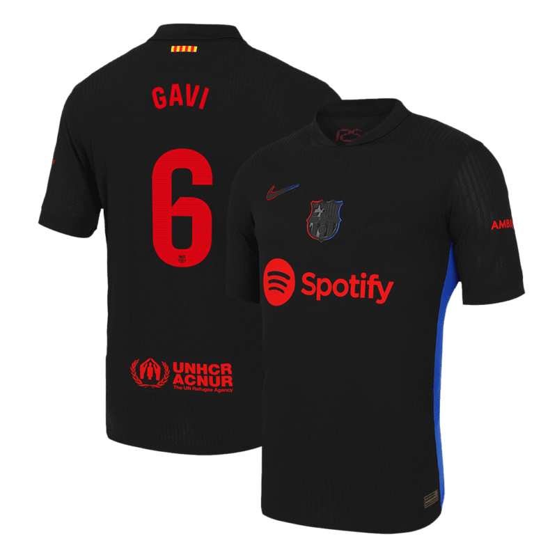 GAVI #6 Barcelona Away Authentic Soccer Jersey 2024/25