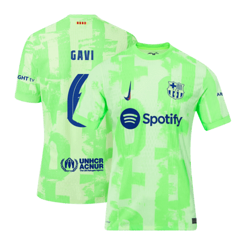 GAVI #6 Barcelona Third Away Authentic Soccer Jersey 2024/25 - UCL