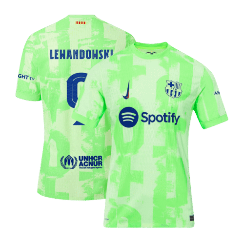 LEWANDOWSKI #9 Barcelona Third Away Authentic Soccer Jersey 2024/25 - UCL
