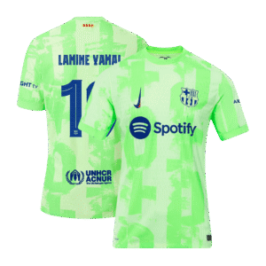 LAMINE YAMAL #19 Barcelona Third Away Authentic Soccer Jersey 2024/25 - UCL