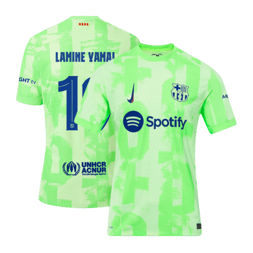 LAMINE YAMAL #19 Barcelona Third Away Authentic Soccer Jersey 2024/25 - UCL