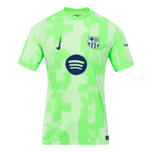 Barcelona Third Away Authentic Soccer Jersey 2024/25 -（Spotify Logo Without Text）