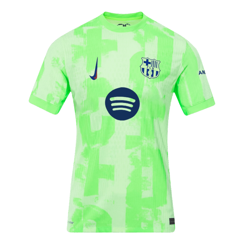 Barcelona Third Away Authentic Soccer Jersey 2024/25 -（Spotify Logo Without Text）