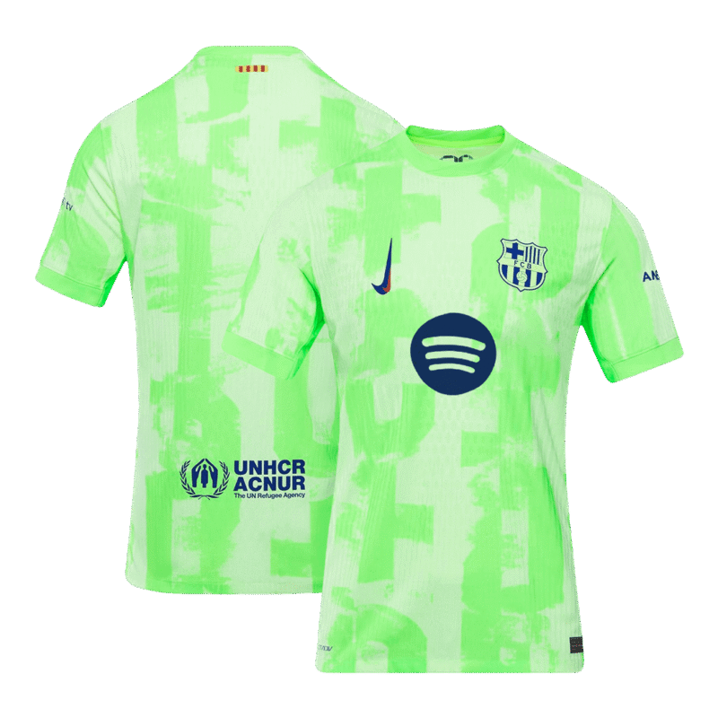 Barcelona Third Away Authentic Soccer Jersey 2024/25 -（Spotify Logo Without Text）