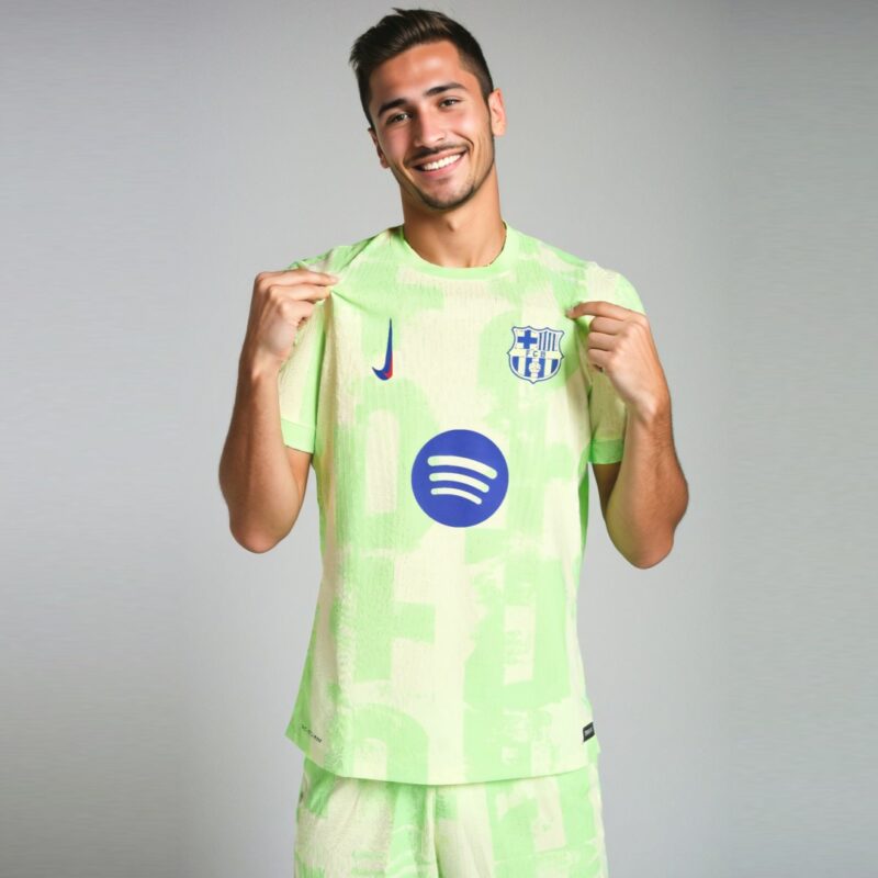 Barcelona Third Away Authentic Soccer Jersey 2024/25 -（Spotify Logo Without Text）