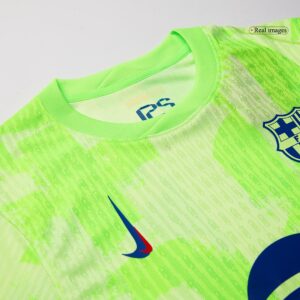 Barcelona Third Away Authentic Soccer Jersey 2024/25 -（Spotify Logo Without Text）