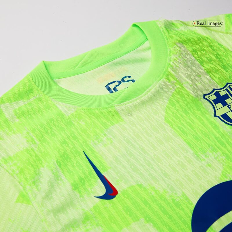 Barcelona Third Away Authentic Soccer Jersey 2024/25 -（Spotify Logo Without Text）