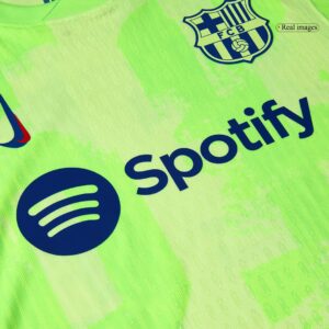 RAPHINHA #11 Barcelona Third Away Authentic Soccer Jersey 2024/25 - UCL（Spotify Logo Without Text）