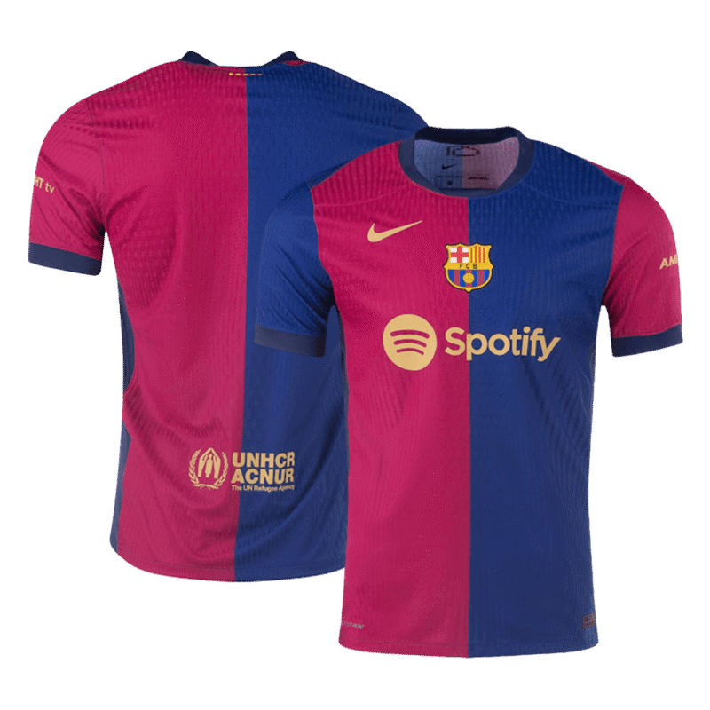 Barcelona Home Authentic Soccer Jersey 2024/25 - 125th Anniversary