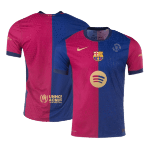 Barcelona Home Authentic Soccer Jersey 2024/25 - 125th Anniversary(Spotify Logo Without Text)