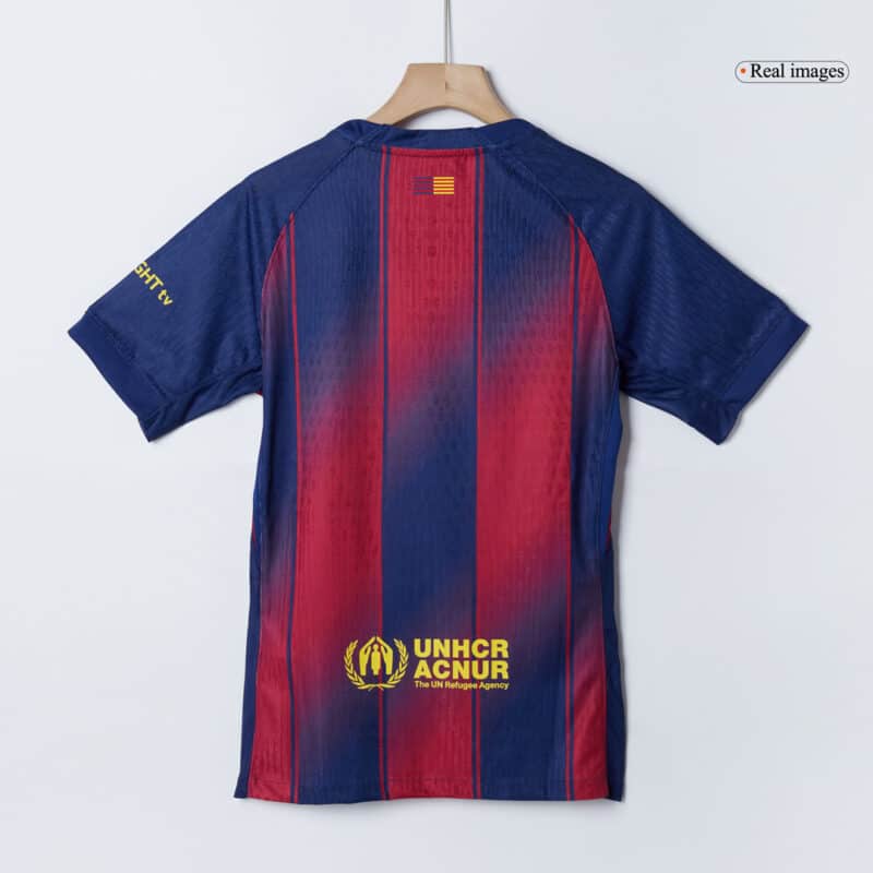 RAPHINHA #11 Barcelona Home Authentic Soccer Jersey 2025/26 - UCL