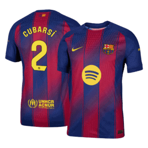 CUBARSÍ #2 Barcelona Home Authentic Soccer Jersey 2025/26