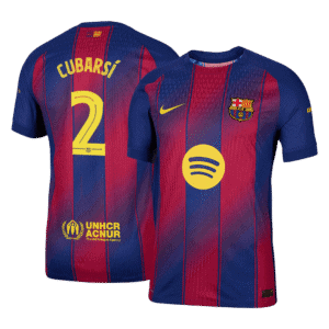CUBARSÍ #2 Barcelona Home Authentic Soccer Jersey 2025/26 - UCL
