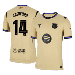 RASHFORD #14 Barcelona Away Authentic Soccer Jersey 2025/26 - UCL