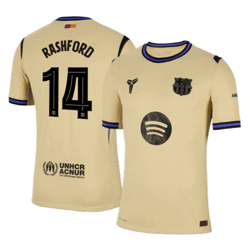 RASHFORD #14 Barcelona Away Authentic Soccer Jersey 2025/26 - UCL