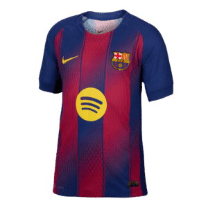 F.DE JONG #21 Barcelona Home Authentic Soccer Jersey 2025/26 - UCL