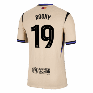 ROONY #19 Barcelona Away Authentic Soccer Jersey 2025/26 - UCL