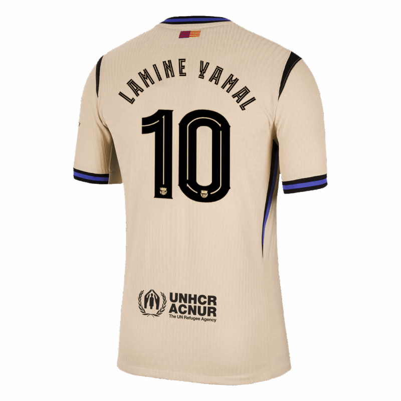 LAMINE YAMAL #10 Barcelona Away Authentic Soccer Jersey 2025/26 - UCL