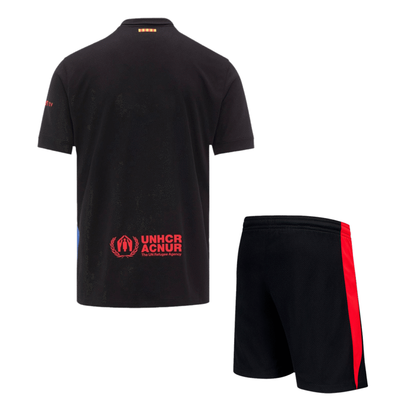 Barcelona Away Jerseys Kit 2024/25 - Spotify Logo Without Text
