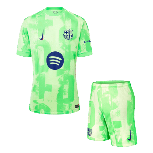 Barcelona Third Away Jerseys Kit 2024/25 - (Spotify Logo Without Text)