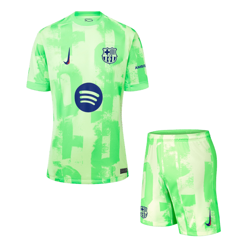 Barcelona Third Away Jerseys Kit 2024/25 - (Spotify Logo Without Text)