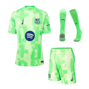 Barcelona Third Away Jerseys Full Kit 2024/25- (Spotify Logo Without Text)