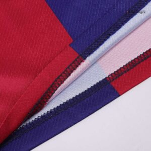Barcelona Home Kids Soccer Jerseys Kit 2024/25 Spotify Logo Without Text