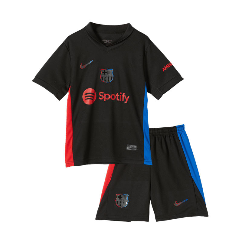 Barcelona Away Kids Soccer Jerseys Kit 2024/25
