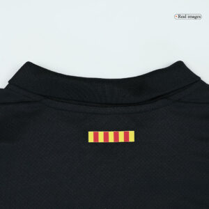 Barcelona Away Kids Soccer Jerseys Kit 2024/25 - Spotify Logo Without Text
