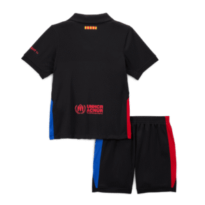 Barcelona Away Kids Soccer Jerseys Kit 2024/25 - Spotify Logo Without Text