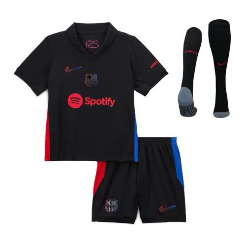 Barcelona Away Kids Soccer Jerseys Full Kit 2024/25