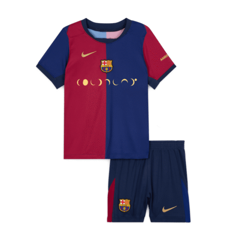 Barcelona Home Kids Soccer Jerseys Kit 2024/25 - COLDPLAY