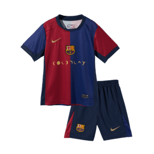 Barcelona Home Kids Soccer Jerseys Kit 2024/25 - COLDPLAY