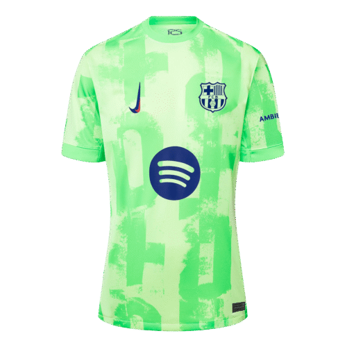 Barcelona Third Away Soccer Jersey 2024/25 - (Spotify Logo Without Text)