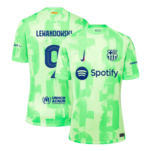 LEWANDOWSKI #9 Barcelona Third Away Soccer Jersey 2024/25 - UCL