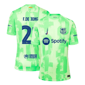 F.DE JONG #21 Barcelona Third Away Soccer Jersey 2024/25 - UCL