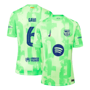 GAVI #6 Barcelona Third Away Soccer Jersey 2024/25 - UCL（Spotify Logo Without Text）