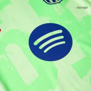 LEWANDOWSKI #9 Barcelona Third Away Soccer Jersey 2024/25 - UCL（Spotify Logo Without Text）
