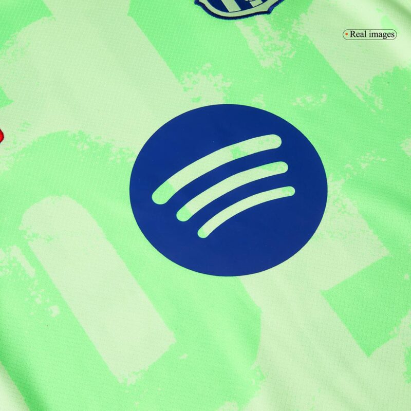 RAPHINHA #11 Barcelona Third Away Soccer Jersey 2024/25 - UCL（Spotify Logo Without Text）