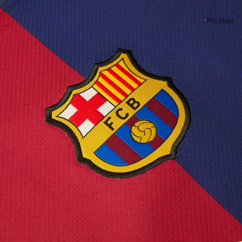 RAPHINHA #11 Barcelona Home Soccer Jersey 2024/25 - UCL