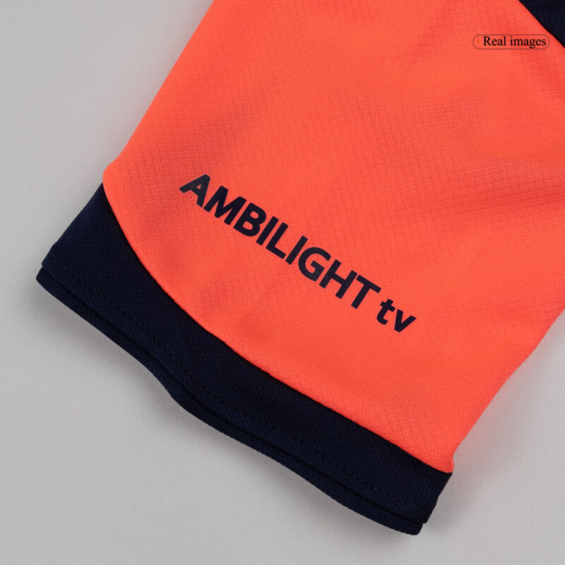 Kid's Barcelona Third Away Soccer Jersey Kit(Jersey+Shorts+Socks) 25/26 Orange