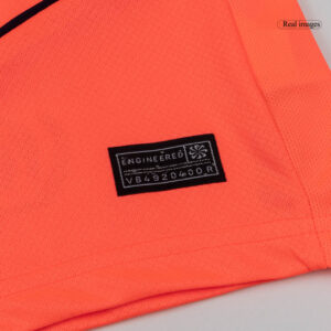 Kid's Barcelona Third Away Soccer Jersey Kit(Jersey+Shorts+Socks) 25/26 Orange