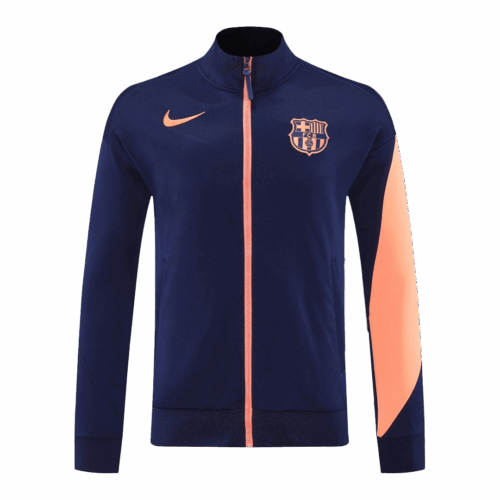 Barcelona Track Jacket 2025/26 - Navy&Orange