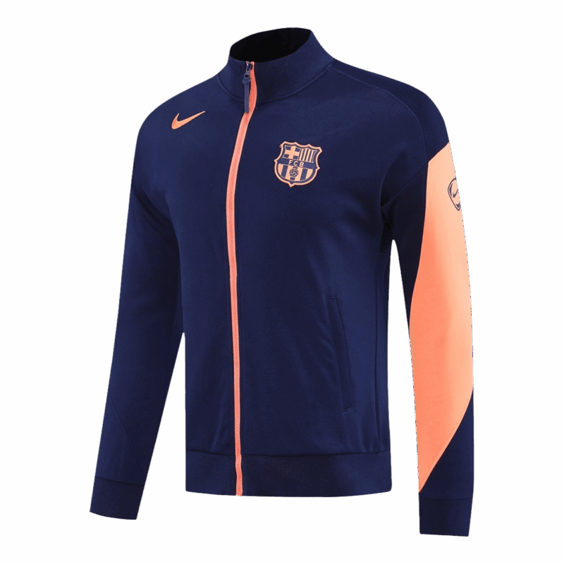Barcelona Track Jacket 2025/26 - Navy&Orange