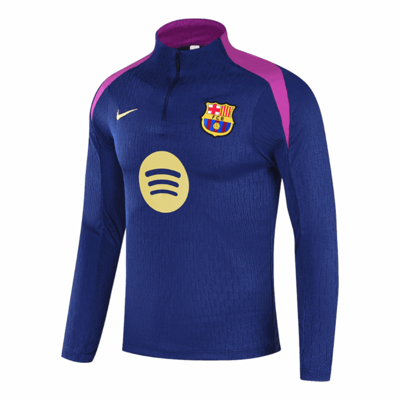 Kid's Barcelona Zipper Sweatshirt Kit(Top+Pants) 25/26 Navy